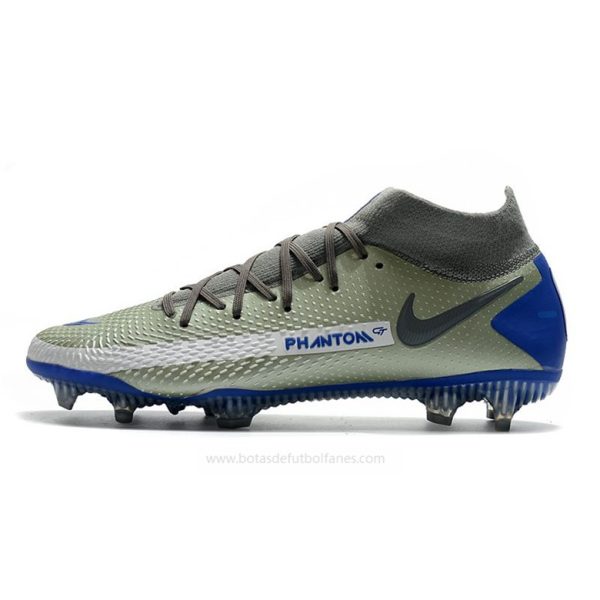 Nike Phantom Generative Texture Elite DF FG Plata Azul